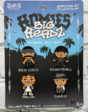 DGA Collectibles- BIG HEADZ Enamel PIN Set - Series #1